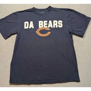Adult NFL Chicago Bears Da Bears T Shirt Size Large
